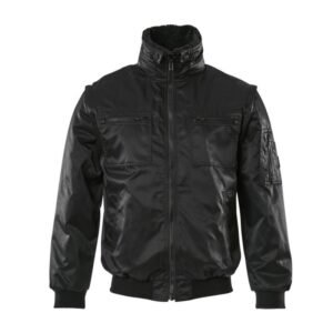 MASCOT® INNSBRUCK Pilotjacke, SCHWARZ (60% BW/40% Nylon, 240 g/m²)