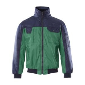 MASCOT® BOLZANO Pilotjacke, GRÜN/MARINE (60% BW/40% Nylon, 240 g/m²)