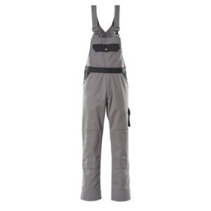 MASCOT® MILANO Latzhose, ANTHRAZIT/SCHWARZ (65% Polyester/35% BW, 310 g/m²)