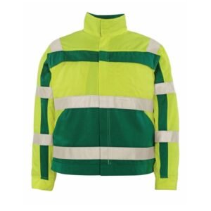 MASCOT® CAMETA Arbeitsjacke, GELB/GRÜN Teflon®-behandelt (65% Polyester/35% BW, 310 g/m²)