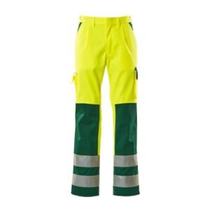 MASCOT® OLINDA Hose, GELB/GRÜN Teflon®-behandelt (65% Polyester/35% BW, 310 g/m²)