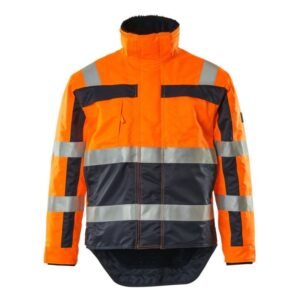 MASCOT® TERESINA Pilotjacke, ORANGE/MARINE (100% Polyester (Mascotex®), 240 g/m²)