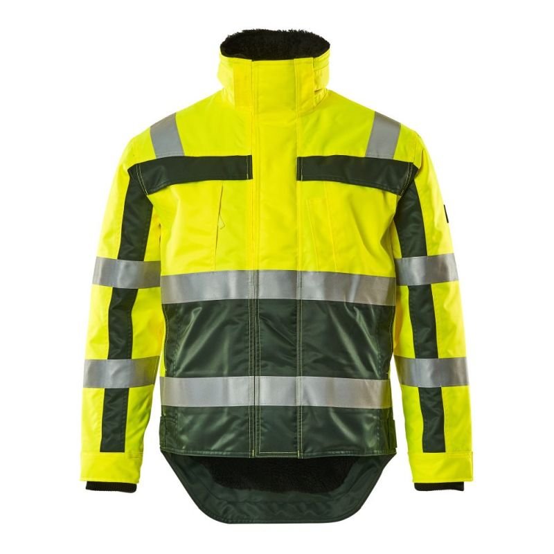 MASCOT® TERESINA Pilotjacke, GELB/GRÜN (100% Polyester (Mascotex®), 240 g/m²)