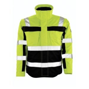 MASCOT® LORETO Pilotjacke, GELB/MARINE (100% Polyester (Mascotex®), 240 g/m²)
