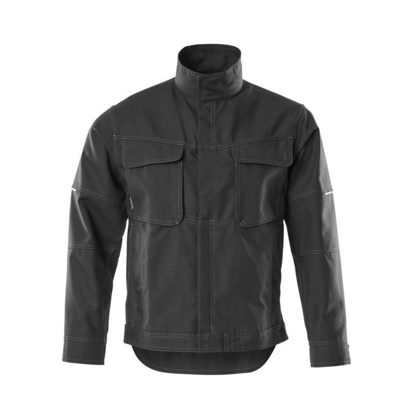 MASCOT® TULSA Arbeitsjacke, SCHWARZ (65% Polyester/35% BW, 260g/m²)