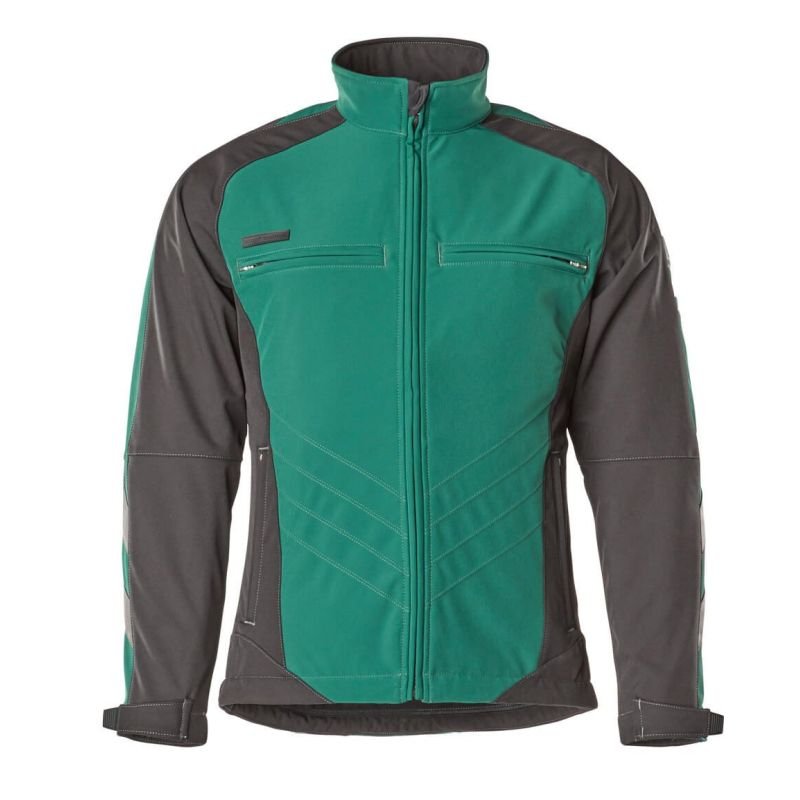 MASCOT® Dresden Softshelljacke grün/schwarz