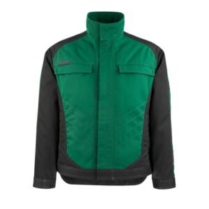 MASCOT® MAINZ Arbeitsjacke, GRÜN/SCHWARZ (70% Polyester/30% Tencel, 340 g/m²)