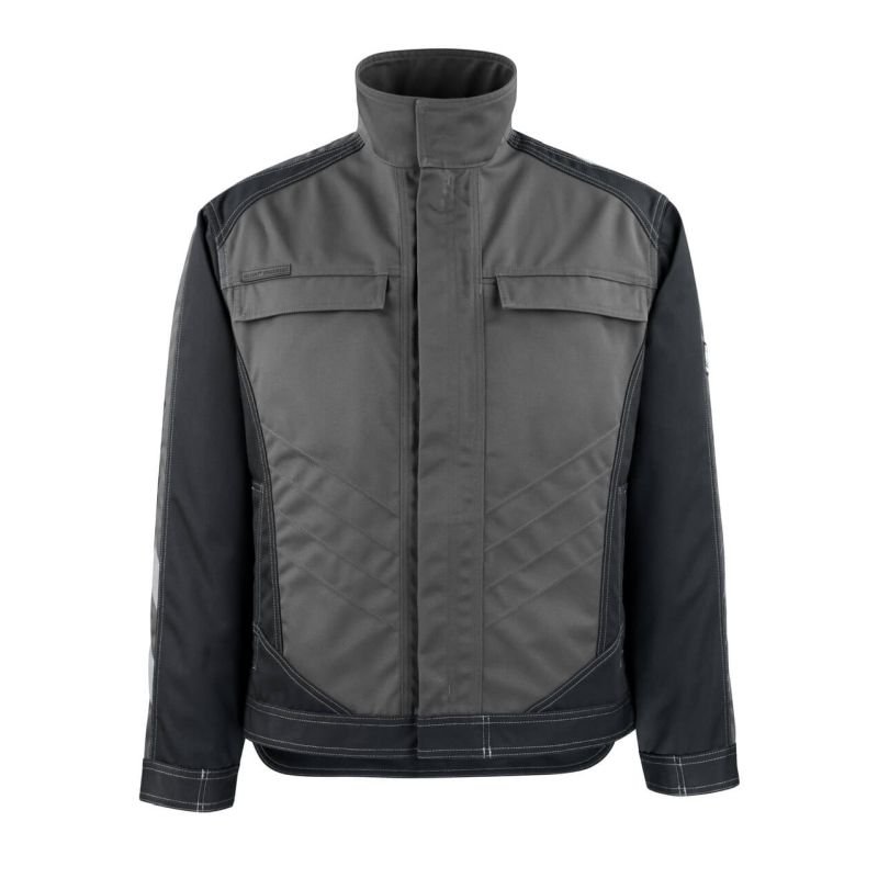 MASCOT® MAINZ Arbeitsjacke, DUNKELANTHRAZIT/SCHWARZ (70% Polyester/30% Tencel, 340 g/m²)