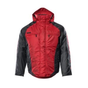 MASCOT® FRANKFURT Pilotjacke, ROT/SCHWARZ (100% Polyester/255 g/m²)