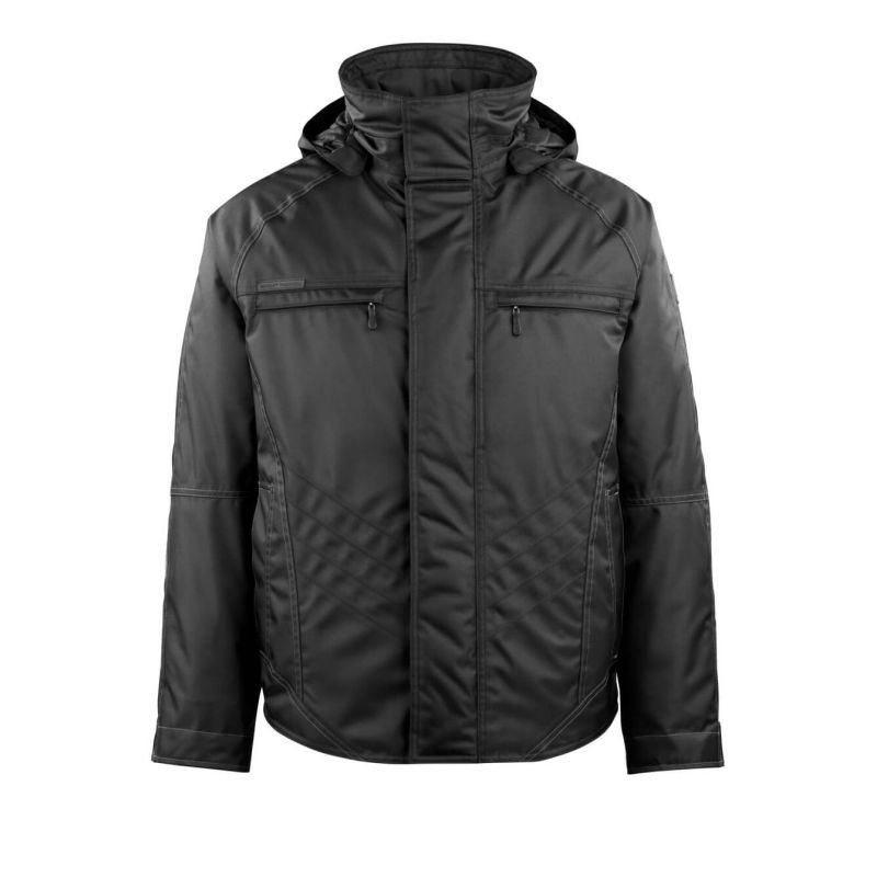 MASCOT® FRANKFURT Pilotjacke, SCHWARZ (100% Polyester/ 255 g/m²)