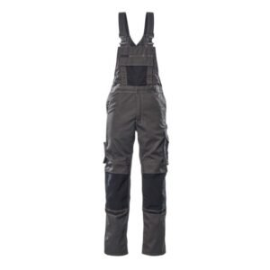 MASCOT® AUGSBURG Latzhose, DUNKELANTHRAZIT/SCHWARZ ( 65% Polyester/35% BW, 270 g/m²)