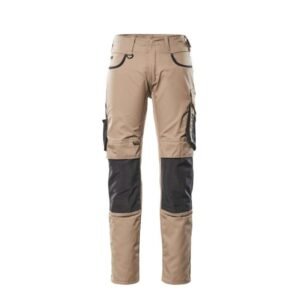 MASCOT® LEMBERG Hose, HELLKHAKI/SCHWARZ (50% Polyester/50% BW, 205 g/m²)