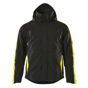 MASCOT® TOLOSA Winterjacke, SCHWARZ/hi-vis Gelb, (100% Polyester/ 250g/m²)
