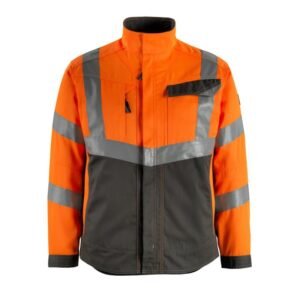 MASCOT® OXFORD Jacke, ORANGE/DUNKELANTHRAZIT Teflon®-behandelt (65% Polyester/35% BW, 290 g/m²)