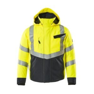 MASCOT® HASTINGS Pilotjacke, GELB/SCHWARZBLAU (100% Polyester, 210 g/m²)