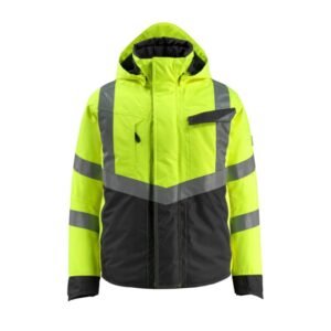 MASCOT® HASTINGS Pilotjacke, GELB/SCHWARZ (100% Polyester, 210 g/m²)