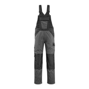 MASCOT® LEETON Latzhose, DUNKELANTHRAZIT/SCHWARZ ( 65% Polyester/35% BW, 245 g/m²)