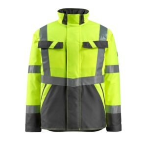MASCOT® PENRITH Winterjacke, hi-vis Gelb/DUNKELANTHRAZIT, (100% Polyester/ 190g/m²)