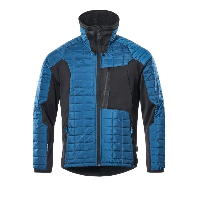 Thermojacke mit CLIMASCOT® Thermojacke Dunkelpetroleum/ schwarz