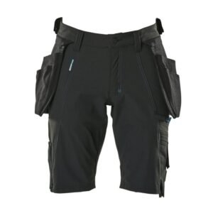 Shorts mit abnehmbaren Hängetaschen, Farbe: schwarz