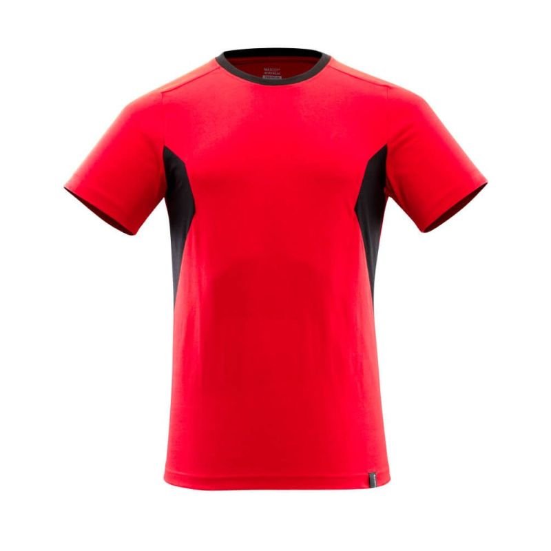 MASCOT® Accelerate T-Shirt, moderne Passform verkehrsrot/schwarz