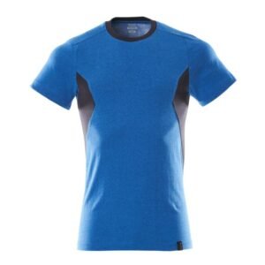 MASCOT® Accelerate T-Shirt, moderne Passform azurblau/schwarzblau