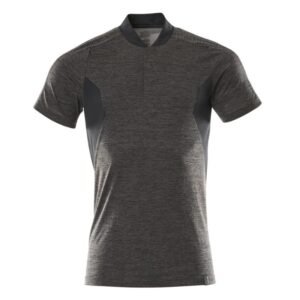 MASCOT® Accelerate Polo-Shirt, COOLMAX®PRO,moderne Passform dunkelanthrazit/schwarz