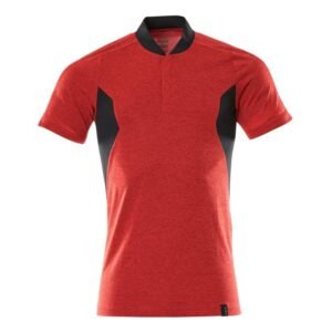 MASCOT® Accelerate Polo-Shirt, COOLMAX®PRO,moderne Passform verkehrsrot/schwarz