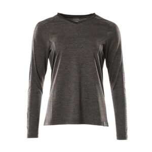 MASCOT® Accelerate T-Shirt, Damen, mit COOLMAX®, Langarm dunkelanthrazit/schwarz