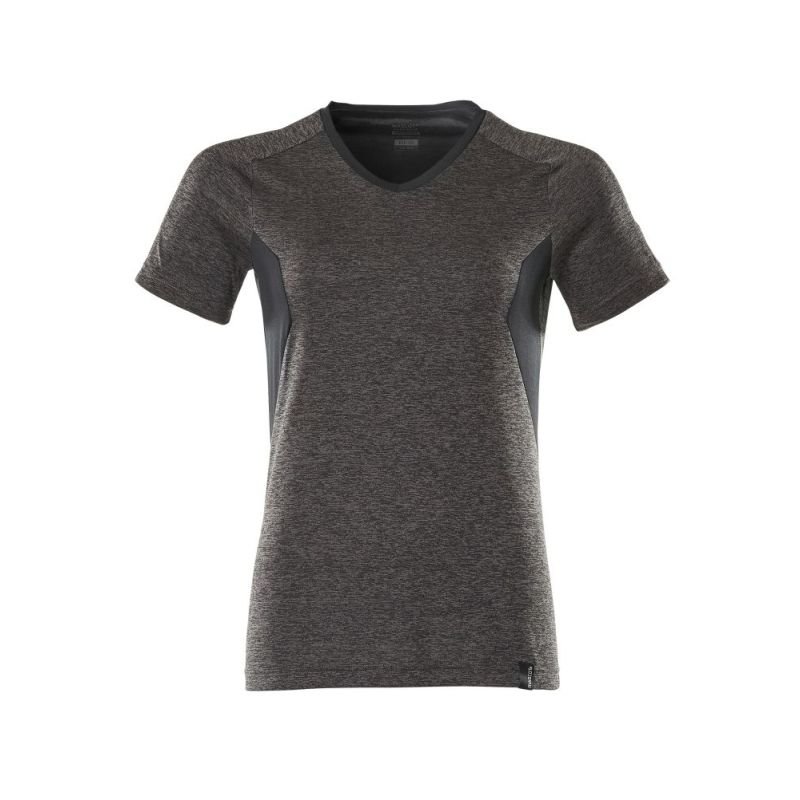 MASCOT® Accelerate T-Shirt, Damen, mit COOLMAX®PRO dunkelanthrazit/schwarz