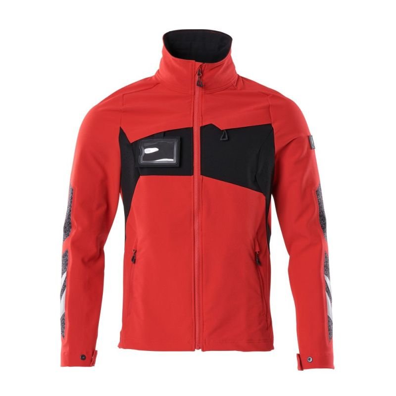 MASCOT® Accelerate Jacke, Vier-Wege-Stretchstoff, leicht verkehrsrot/schwarz