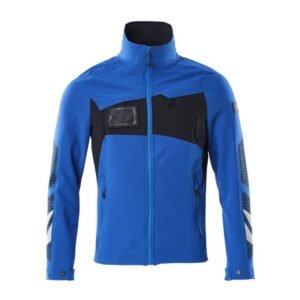 MASCOT® Accelerate Jacke, Vier-Wege-Stretchstoff, leicht azurblau/schwarzblau
