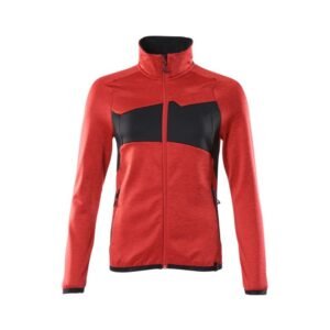 MASCOT® Accelerate Fleecepullover mit Reißverschluss, Damen verkehrsrot/schwarz