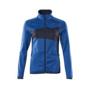 MASCOT® Accelerate Fleecepullover mit Reißverschluss, Damen azurblau/schwarzblau