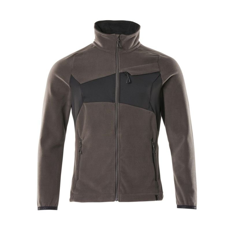 MASCOT® Accelerate Fleecejacke mit Antipilling dunkelanthrazit/schwarz