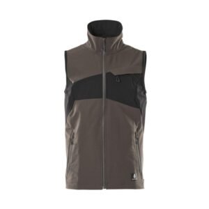 MASCOT® Accelerate Weste, Vier-Wege-Stretchstoff, leicht dunkelanthrazit/schwarz