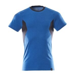 MASCOT® Accelerate T-Shirt, moderne Passform azurblau/schwarzblau