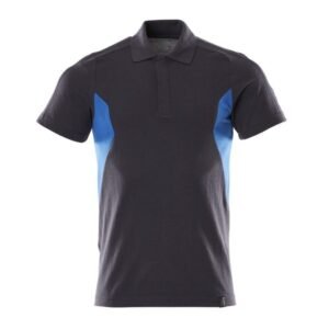 MASCOT® Accelerate Polo-Shirt, moderne Passform schwarzblau/azurblau