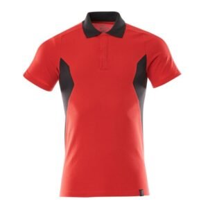 MASCOT® Accelerate Polo-Shirt, moderne Passform verkehrsrot/schwarz