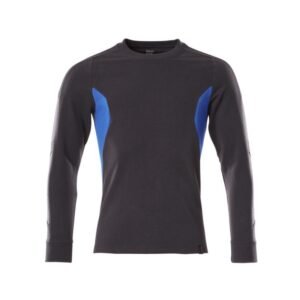 MASCOT® Accelerate Sweatshirt, moderne Passform schwarzblau/azurblau