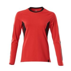 MASCOT® Accelerate T-Shirt, Langarm, Damen verkehrsrot/schwarz
