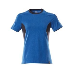 MASCOT® Accelerate T-Shirt, Damen azurblau/schwarzblau