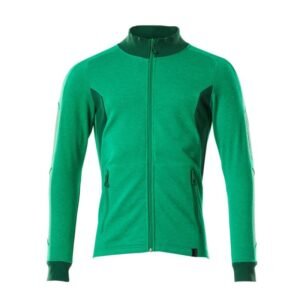 MASCOT® Accelerate Sweatshirt mit Reißverschluss,modern Fit grasgrün/grün