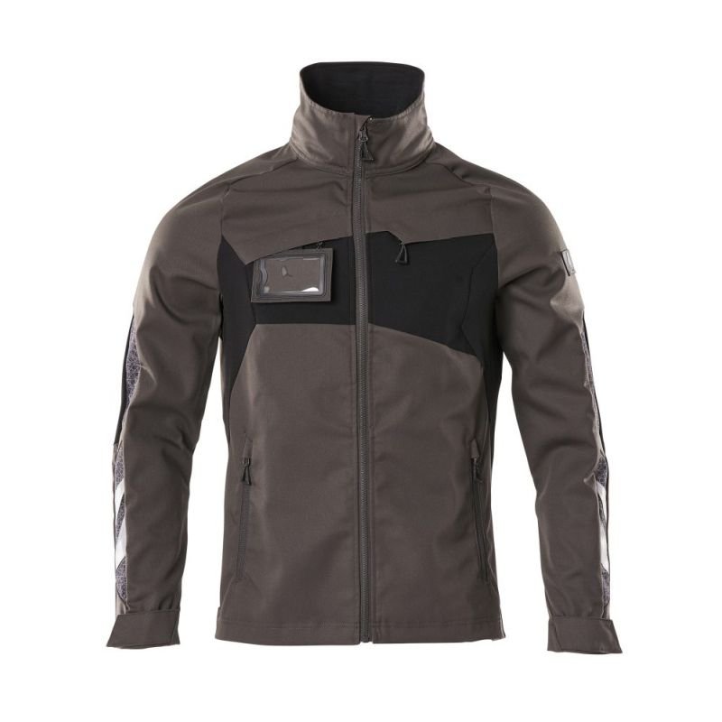 MASCOT® Accelerate Jacke, Stretch-Einsätze dunkelanthrazit/schwarz