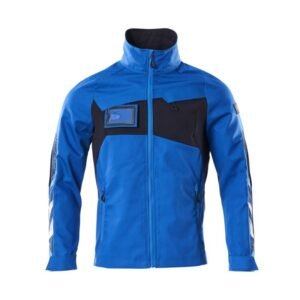 MASCOT® Accelerate Jacke, Stretch-Einsätze azurblau/schwarzblau
