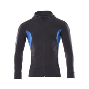 MASCOT® Accelerate Sweatshirt mit Kapuze, moderne Passform schwarzblau/azurblau