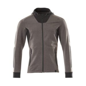 MASCOT® Accelerate Sweatshirt mit Kapuze, moderne Passform dunkelanthrazit/schwarz