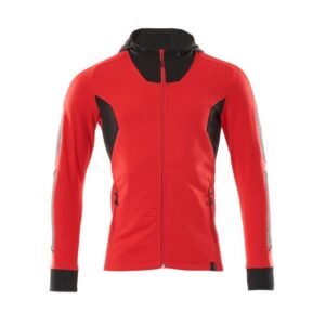 MASCOT® Accelerate Sweatshirt mit Kapuze, moderne Passform verkehrsrot/schwarz