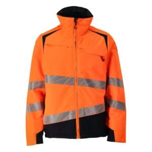 Mascot Accelerate Safe Winterjacke orange/schwarzblau 100% Polyester 210g/m²