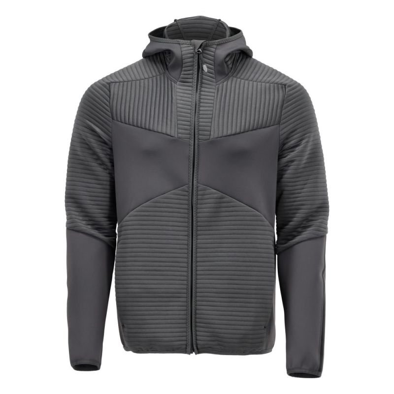 MASCOT® Fleece Kaputzensweatshirt mit Reißverschluss anthrazit-grau